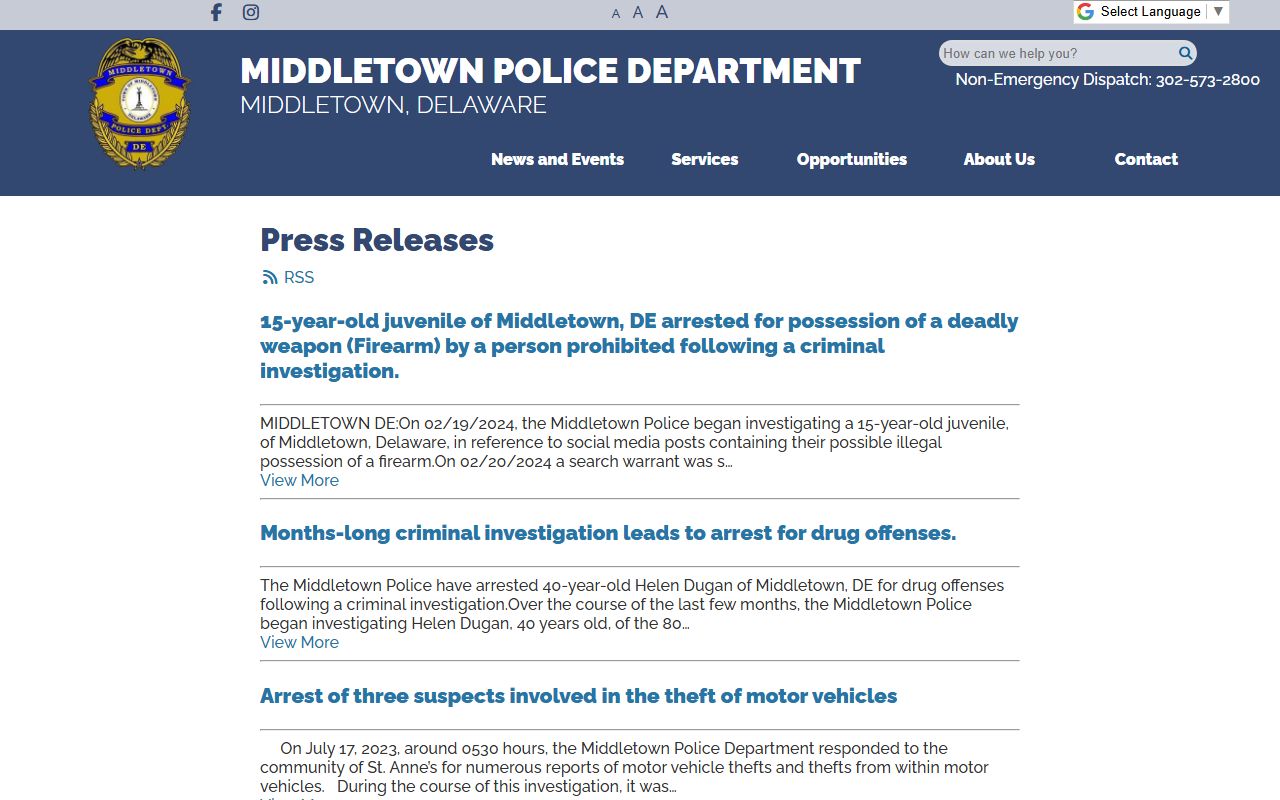 Middletown Busted Mugshots - Middletown Police press releases
