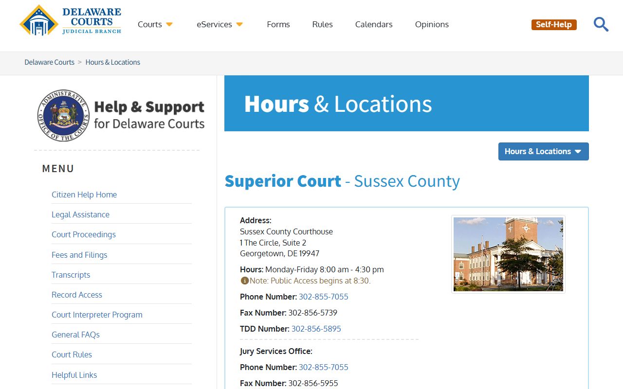 Sussex County Busted Mugshots - Sussex Superior Court page