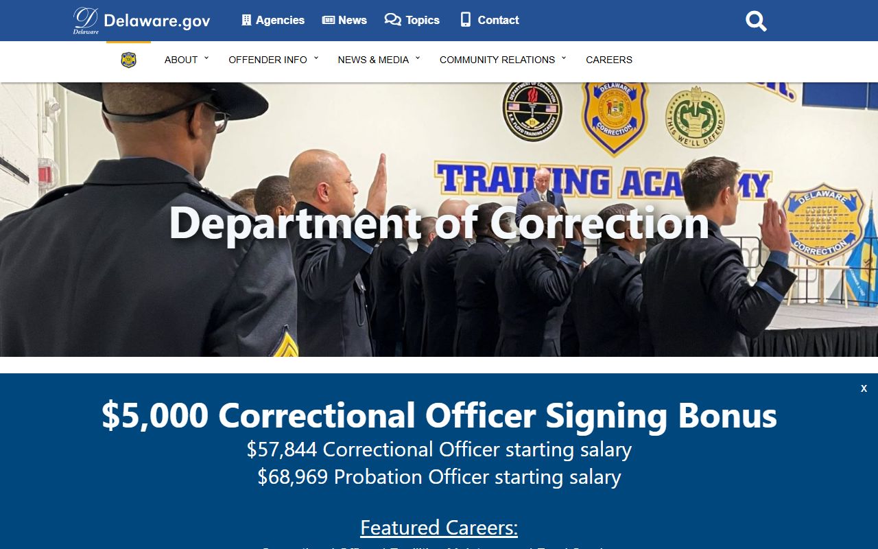 Delaware Busted Mugshots - Delaware Department of Correction